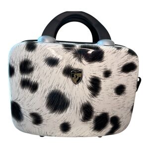 HEYs White & Black Spot Travel Vanity Case Luggage